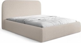 Rasel kárpitozott ágy 160x200 ágyneműtartóval - bézs buklé Quelle 03