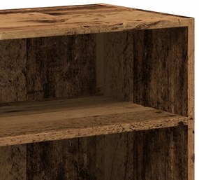 antik fa színű szerelt fa tálalószekrény 103,5 x 35 x 70 cm