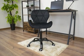 NOTO VELVET fekete irodai szék