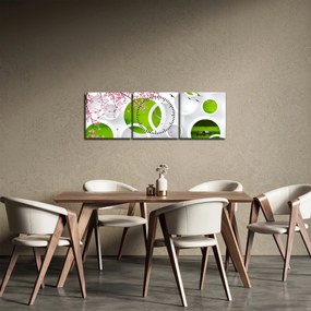 Kép - móló a tó felett (órával) (90x30 cm)