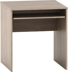 Íróasztal kihúzható billentyűzettartóval, tölgy sonoma, TEMPO ASISTENT NEW 023