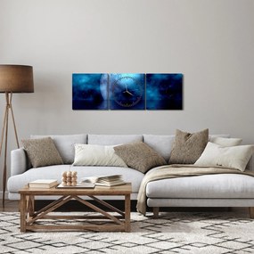 A hold képe a tenger felett (órával) (90x30 cm)