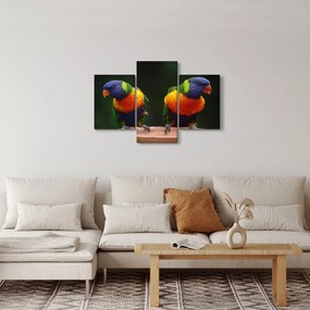 Papagájok képe (90x60 cm)