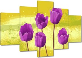 Képek 120x80 Mezei pipacsok Mézes háttér