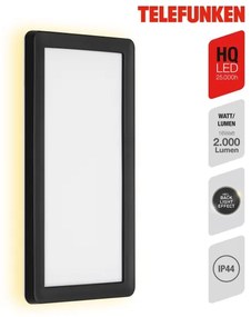 Telefunken 313605TF - LED Kültéri fali lámpa LED/16W/230V IP44 fekete