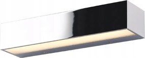 Led fali lámpa modern téglalap alakú króm 28,5 cm 3000K Maxlight