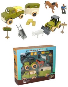 KidsToys 50 darabos Mezőgazdasági traktor építőkészlet