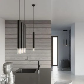 Sollux SL.0961 - Csillár zsinóron VIZIER 2xG9/40W/230V fekete