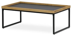 Măsuță De Cafea Gri Cu Decor Din Stejar CT-611