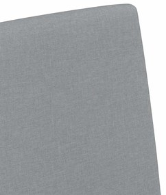 Étkező Székek 2 pcs Világosszürke 57 x 67 x 95 cm szövet