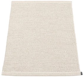 Krémszínű kültéri-beltéri szőnyeg 60x85 cm Mono Linen Vanilla – Pappelina