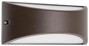 Redo Redo 90192 - LED Kültéri fali lámpa SCUDO LED/10W/230V 3000K IP54 barna UN1590