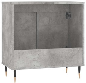 betonszürke szerelt fa fürdőszobaszekrény 58x33x60 cm