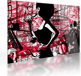 Kép - Jazz (üvegen) (70x50 cm)