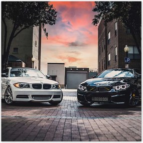 Poszterek 100x100 Fekete-fehér Nővérek 2