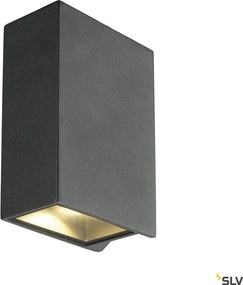SLV 232445 QUAD Modern Kültéri Fali Lámpa Antracit LED IP44