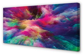 Canvas képek fraktálok színes 125x50 cm