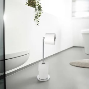 WENKO 19637100 - WC-papírtartó 21x55 cm rozsdamentes acél/ezüst