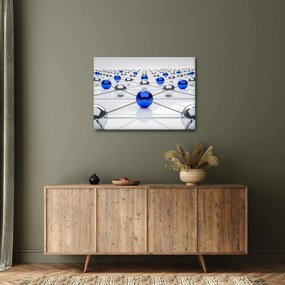 Összekapcsolt gömbök képe (70x50 cm)