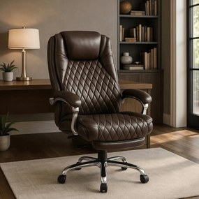 GIORGIO forgó masszázsfotel, barna