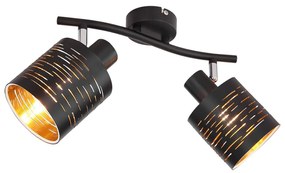 Globo 15342-2 - Spotlámpa TUNNO 2xE14/15W/230V