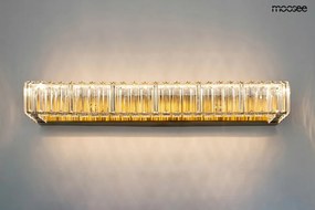 KING HOME MSE010100383 LIBERTY Kristály Fali Lámpa Átlátszó, Arany LED IP20