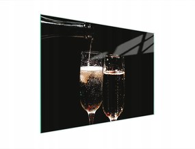 Üveg Vágódeszka 30x22 Bor Edzett Üveg