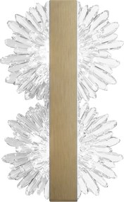 Fali Lámpa Beltéri Led G147-2W Arany Szálcsiszolt Arany