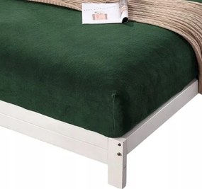 Gumis lepedő "mackó" 180x200+28 üvegzöld