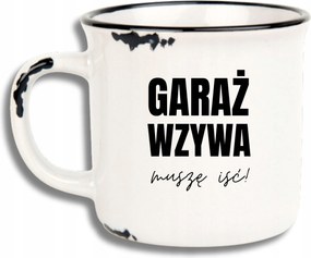 Bögre Fehér Retro Vicces Ajándék Apák Napja Garázs Hívó