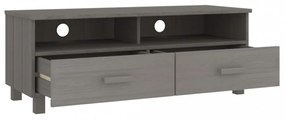 HAMAR világosszürke tömör fenyőfa TV-szekrény 106 x 40 x 40 cm