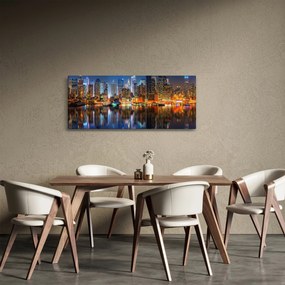 Manhattan képe éjjel (120x50 cm)