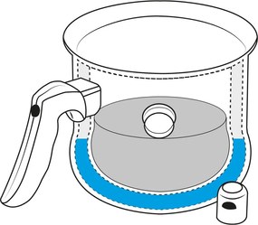 Rozsdamentes acél edény tejhez 1,5 l – Orion