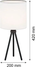 Argon HILARY 4083 Asztali lámpa 1x15W/E27 IP20