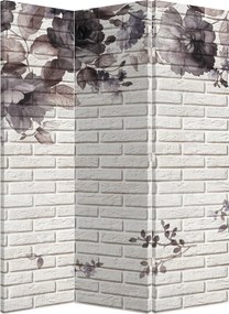 Paraván - Fal és a csokor (126x170 cm)