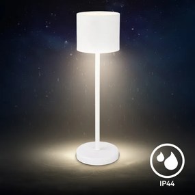 Briloner 7521016 - SIGO LED dimmelhető asztali lámpa 2,5W/5V IP44 2600 mAh fehér