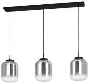 Eglo 390104 - Csillár zsinóron BULCIAGO 3xE27/40W/230V füstös