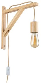 Rabalux 71028 - UBUL fali lámpa 1xE27/60W/230V bükk