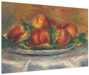 Kép - Auguste Renoir, Peaches on a  Plate, reprodukciók (90x60 cm)