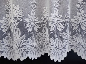 Mg Függöny jacquard 25376 Fehér 300x135cm alagúttal M