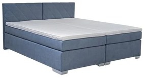 Kárpitozott IDA ágy matraccal, 90 x 200 cm, kék