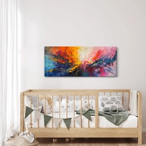 Kép - Színes absztrakció (120x50 cm)