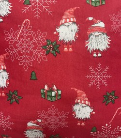 Karácsonyi pamut ágyneműhuzat Merry Christmas red 200x140cm+90x70cm  TiaHome - 1x Párna 90x70cm, 1x Paplan 140x200cm