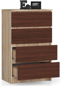 Komód Kadir Típus2 (szonoma tölgy + wenge). Akció -15%. 1069023