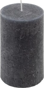 Rusztikus gyertya készlet 11,5 cm Ø 6,8 cm 6 db antracit