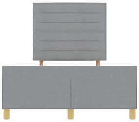 Ágykeret Világosszürkében, 140x200 cm, Szövet