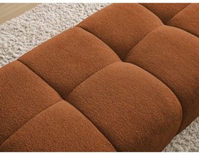 Terrakotta színű zsenília lábtartó Everest – Bobochic Paris