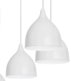 Csillár zsinóron NOAK 5xE27/15W/230V szürke