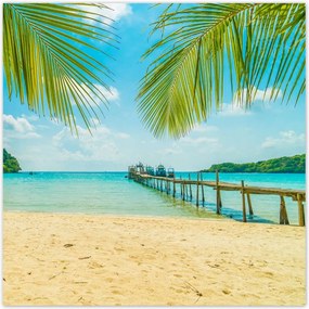 Poszterek 140x140 Trópusi tájkép