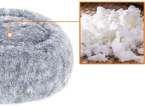 Kutyaágy, kerek macskaágy,s-es méretű, szürke | feandrea